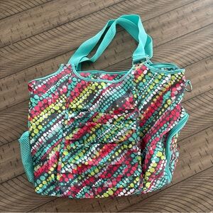 Thirty-One Multicolor Dotted Tote